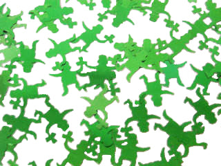 Green Leprechaun Confetti