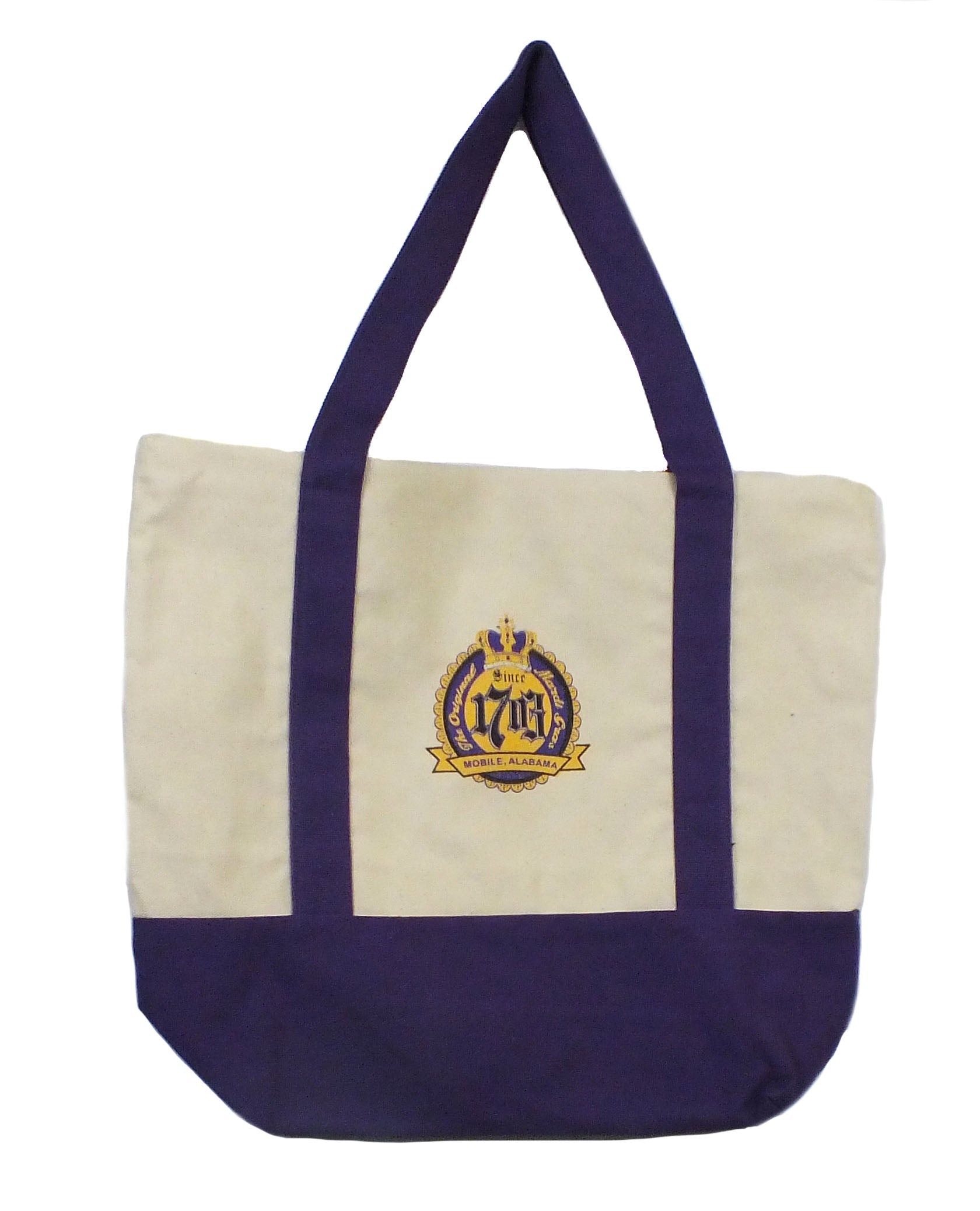 Purple Canvas Tote with 1703