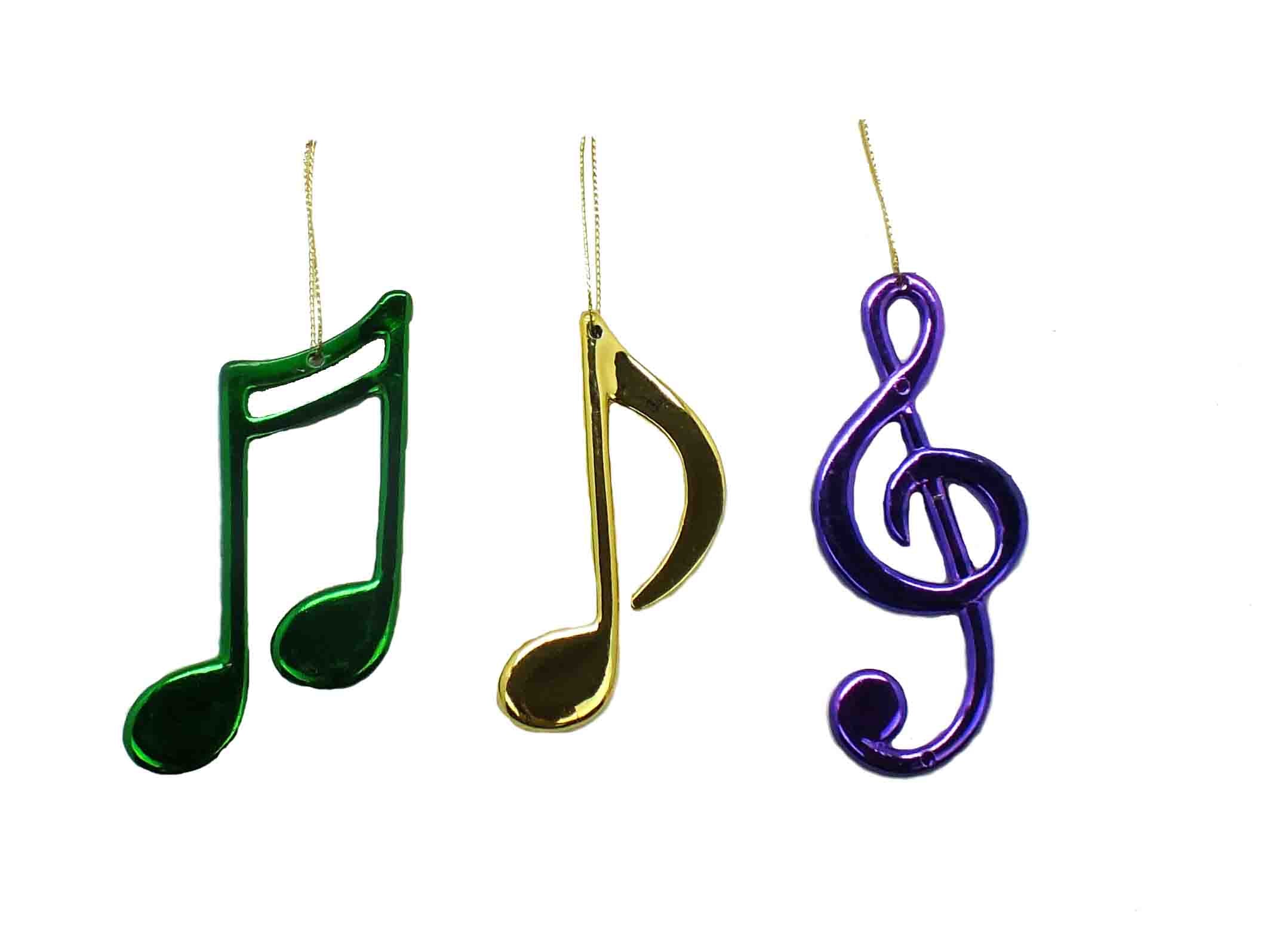 4" PGG Musical Notes Ornaments 1Dz