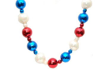 Red, White, and Blue Bead Garland