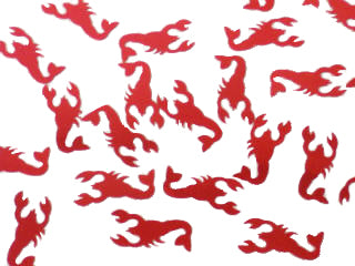 Red Crawfish Confetti 