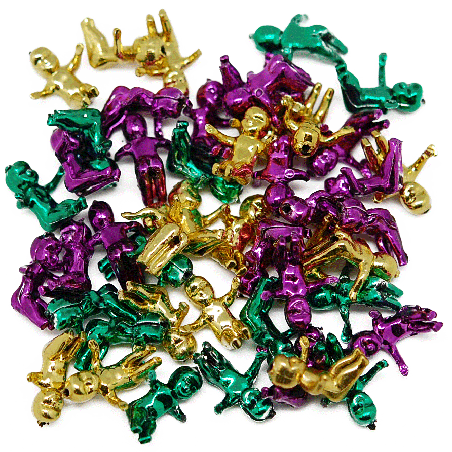 King Cake Babies Purple, Green and Gold