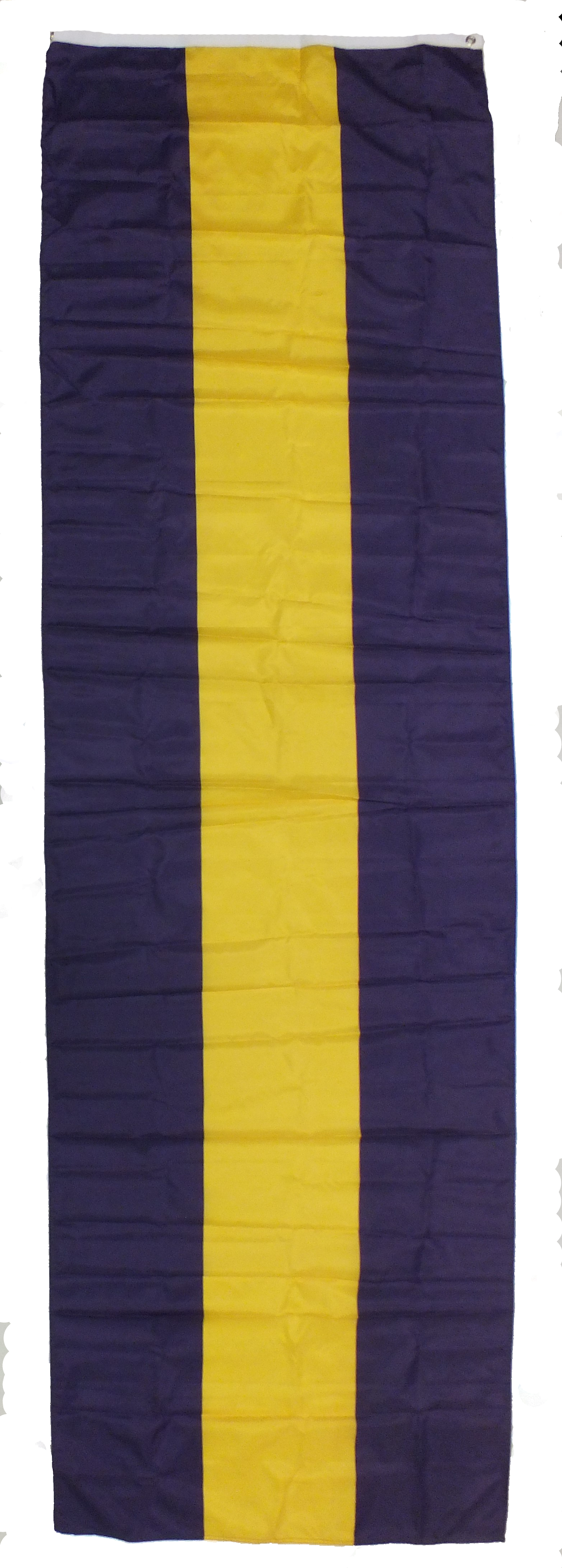  Purple & Gold Flag Banner