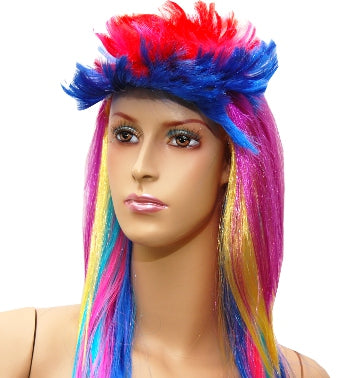 Multicolor Spike Wig
