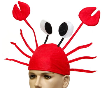 Red Felt Crab Hat