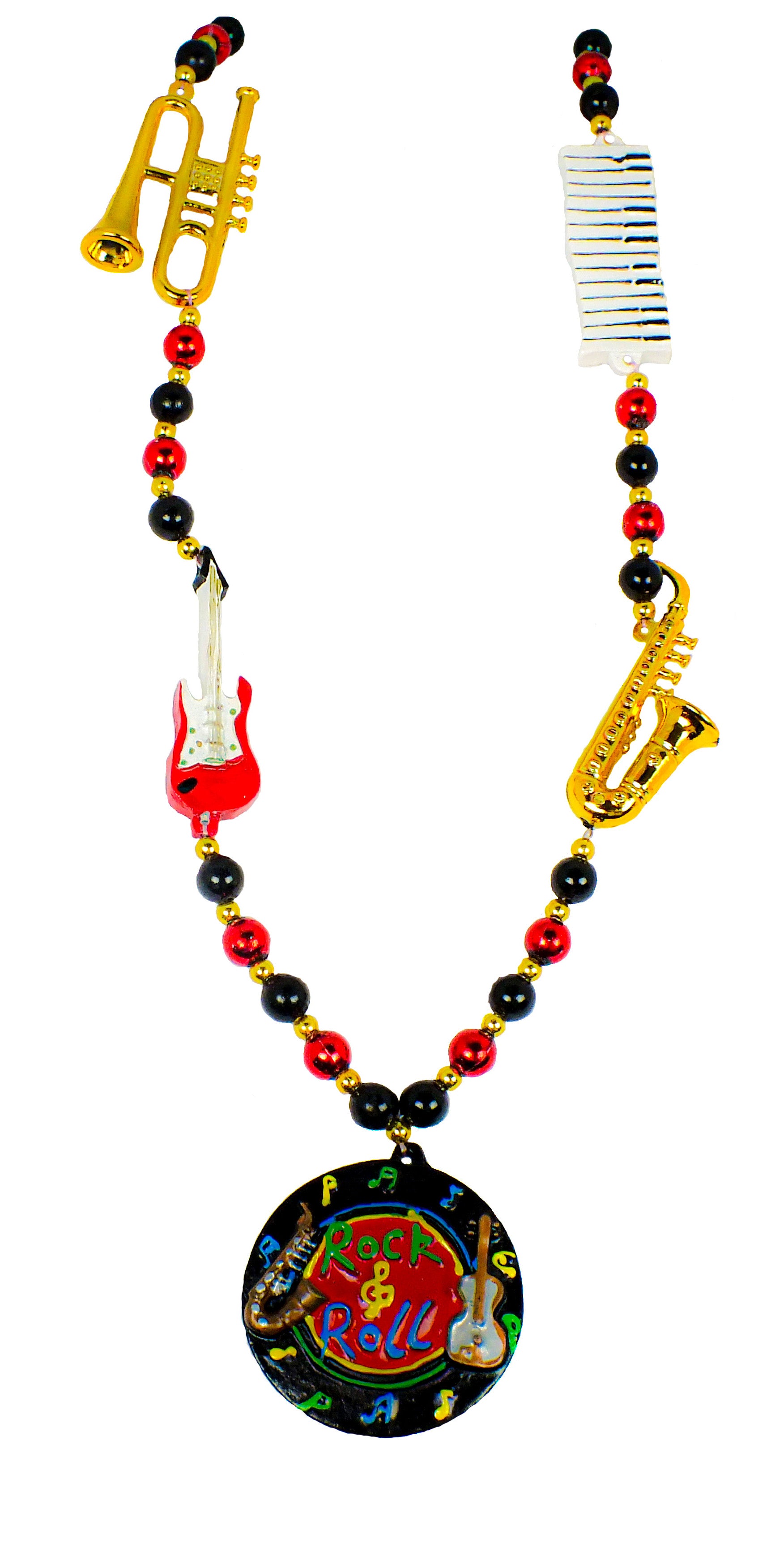 42" Rock and Roll Musical Instruments Bead