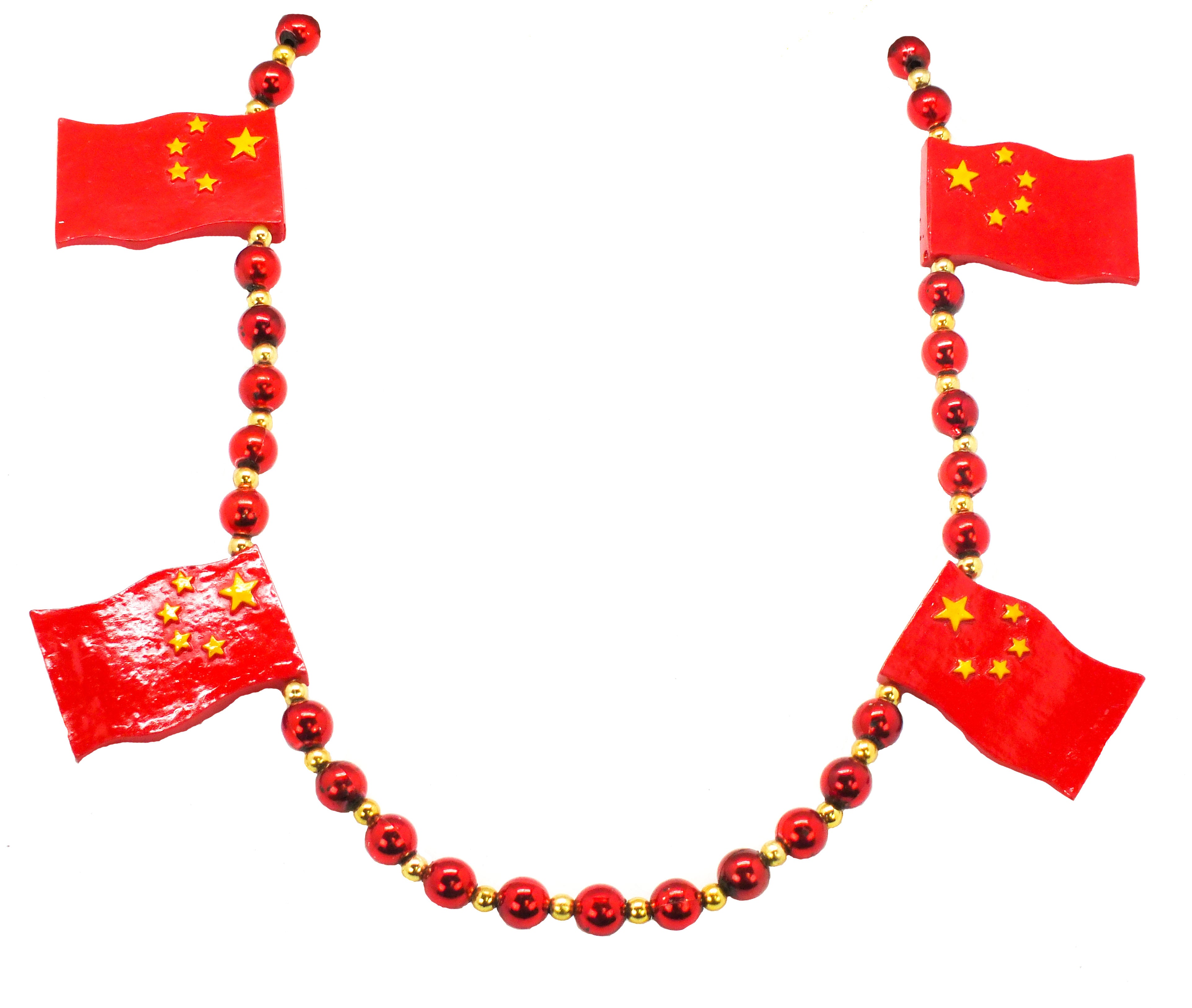 42" Chinese Flag Bead