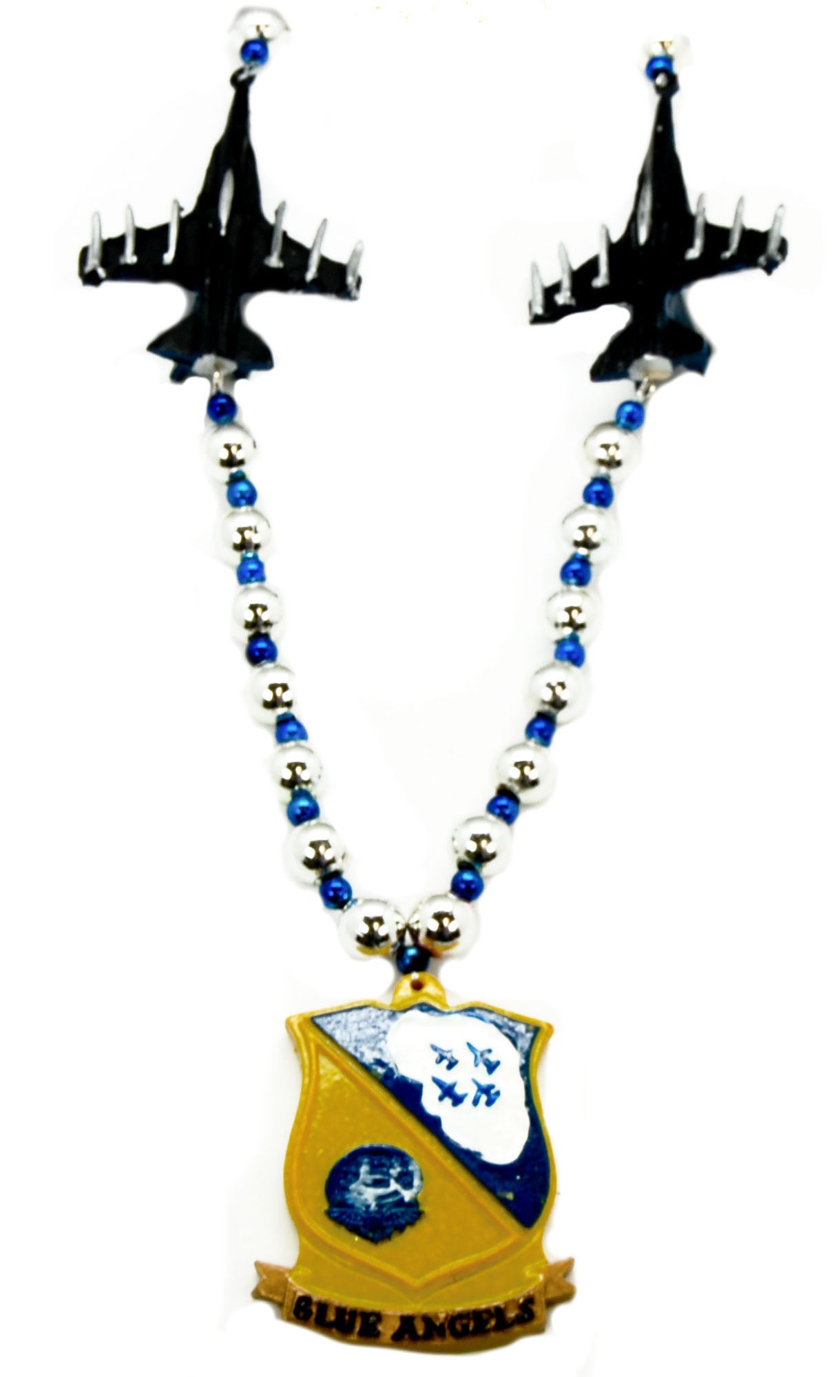 38" Blue Angels Bead