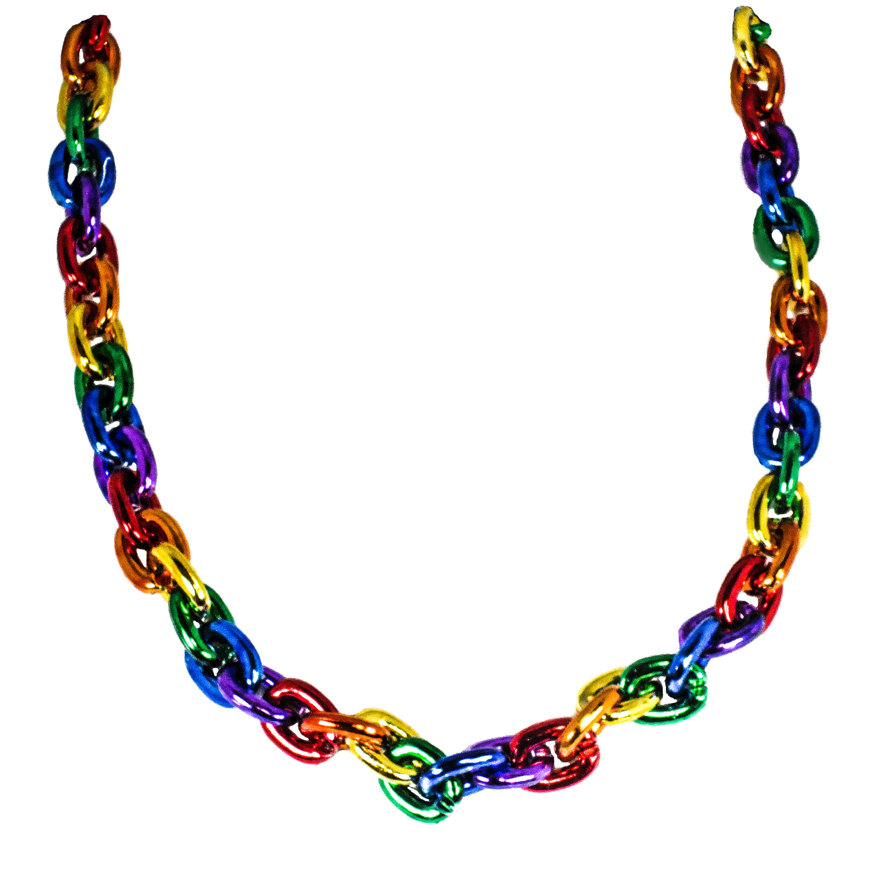 40" Rainbow Chain Bead