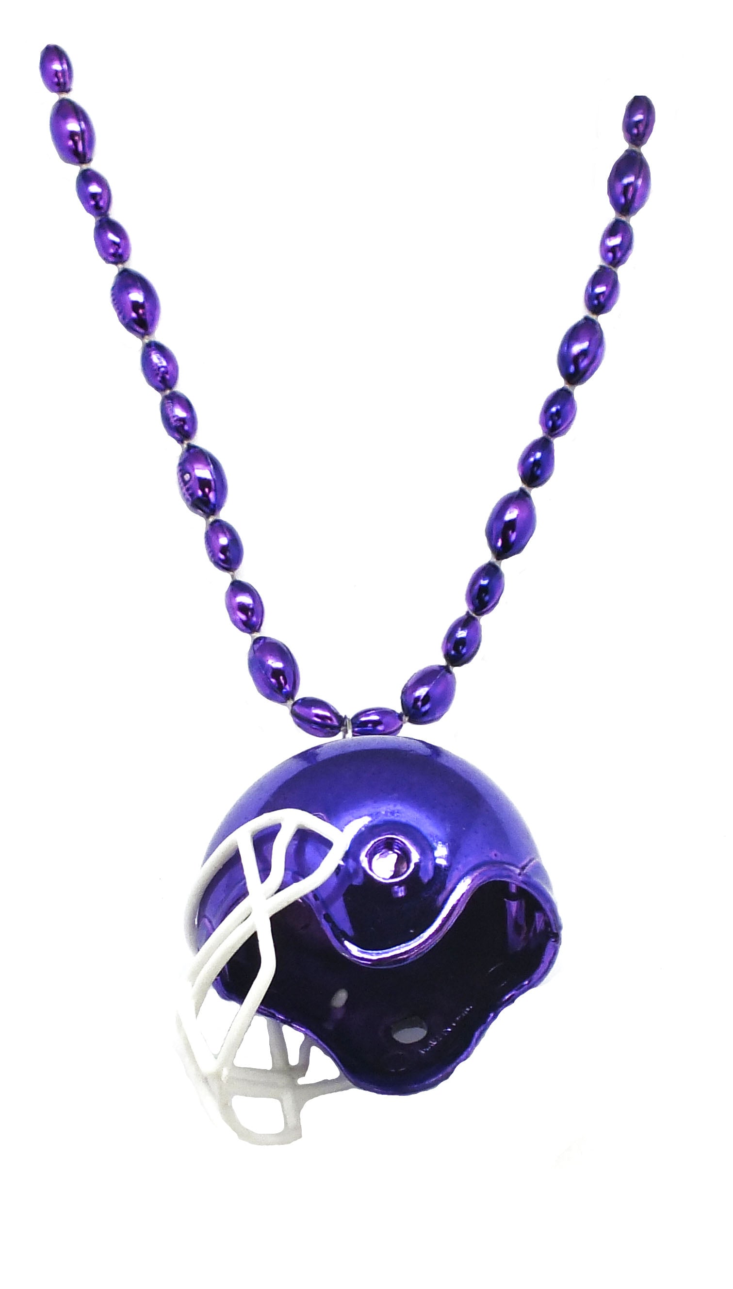 33" Purple Football Helmet Bead