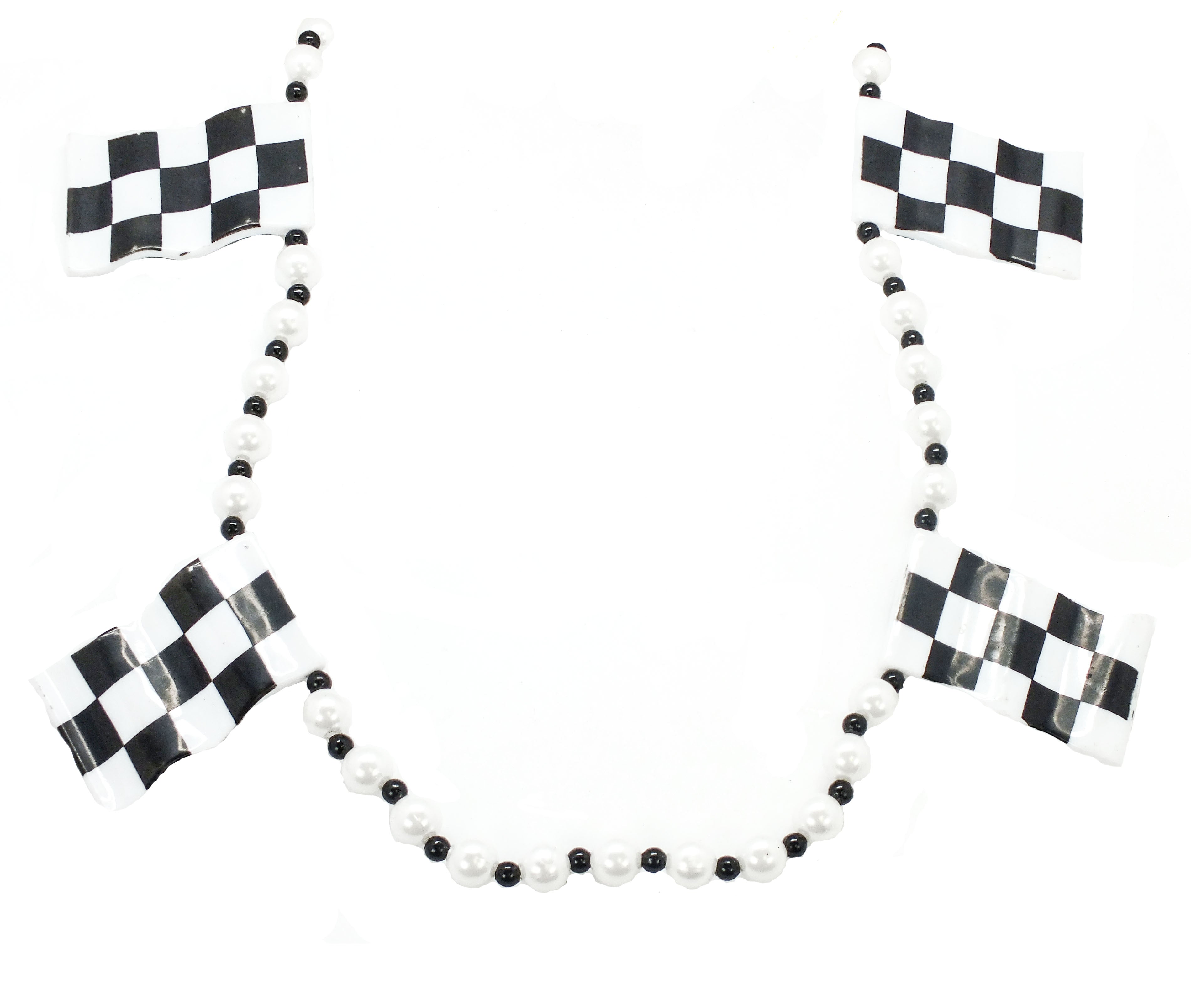 42" Checkered Flag Bead