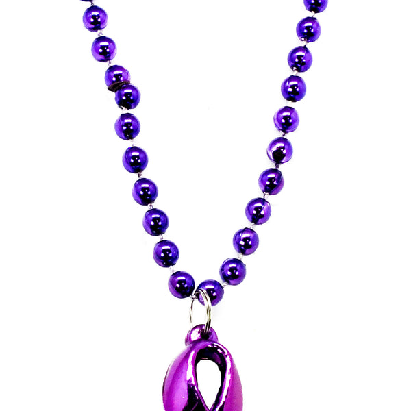 2 Layer Agate Necklace with Onyx Beads, Purple