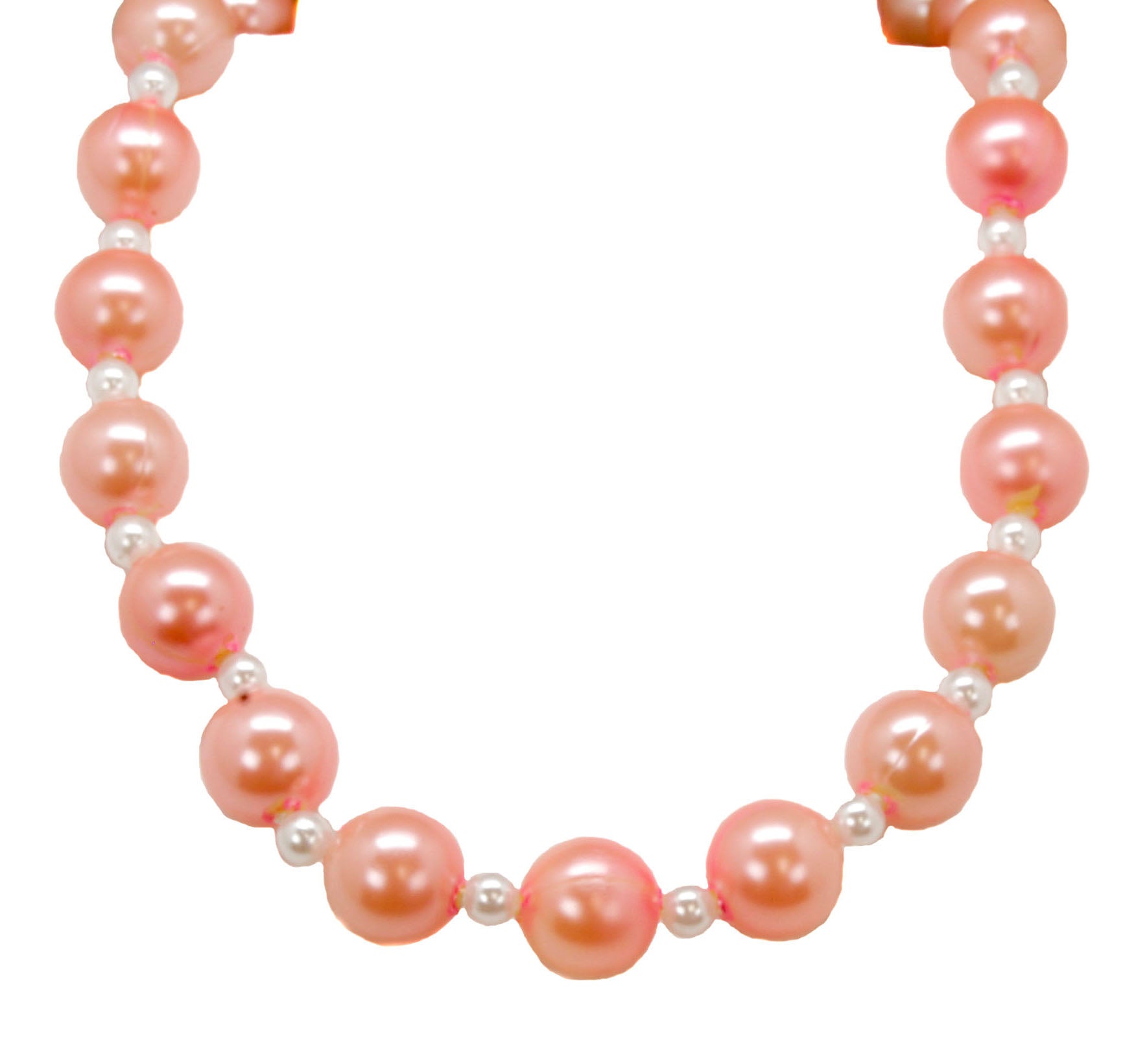 42" 25mm Pink Pearl Bead