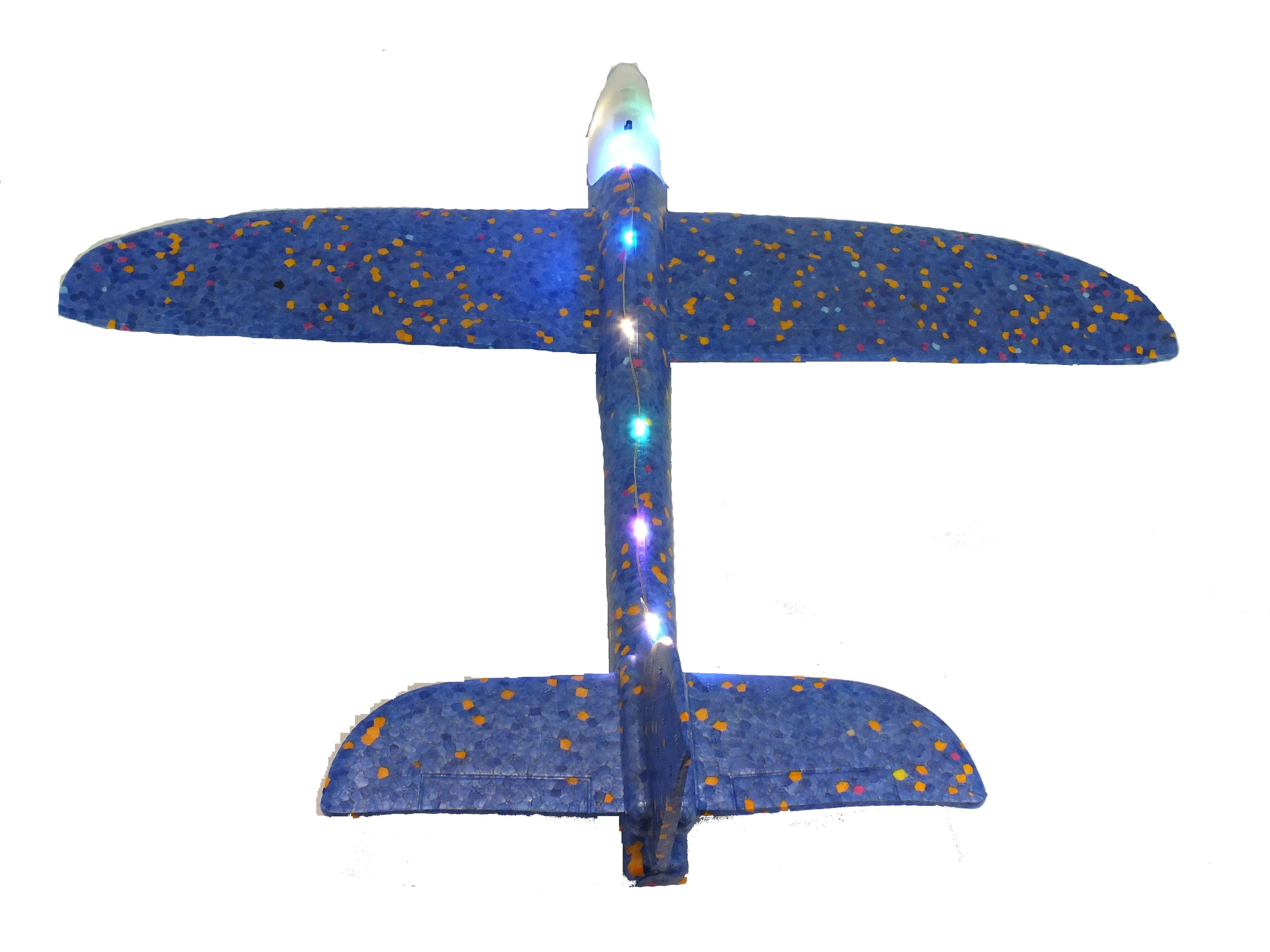 18" Light Up Styrofoam Airplane