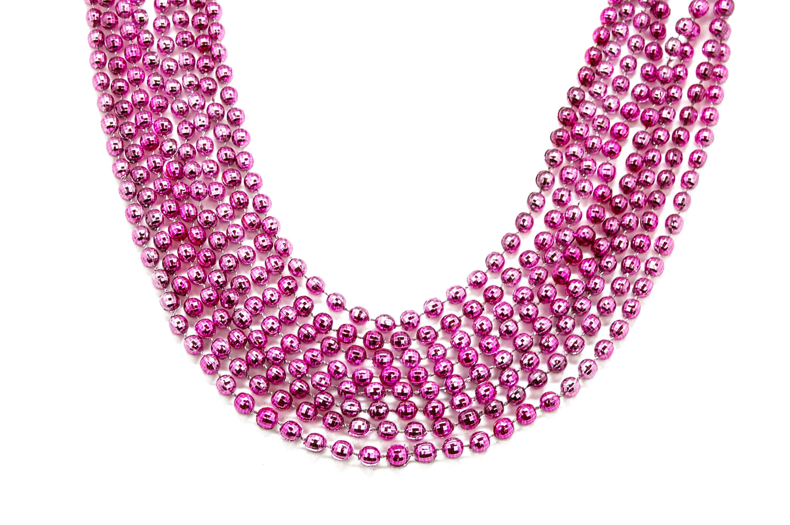 33" 7mm Global Beads Light Pink