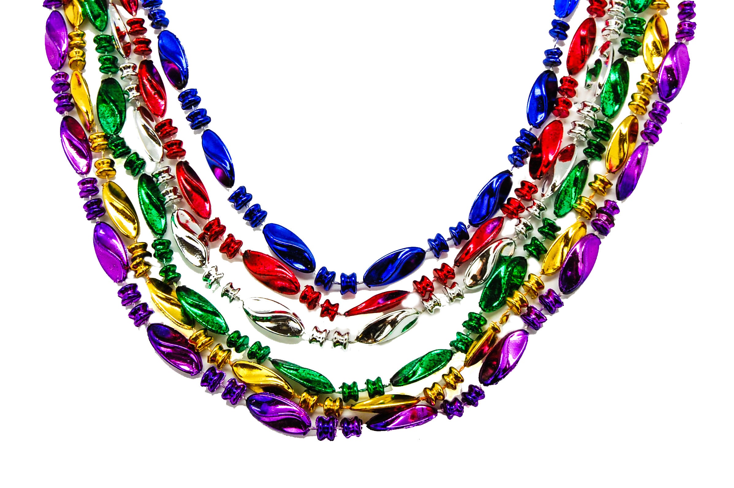 33" Twist Beads Assorted Colors