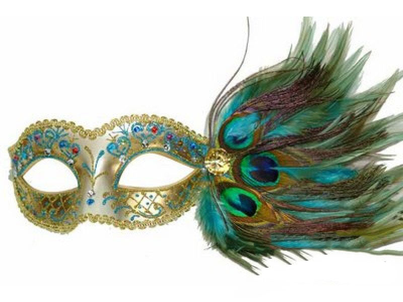 Peacock Feather Mask