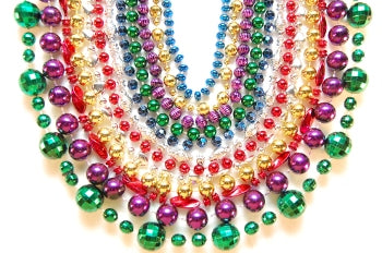 48" Mixed Beads Assorted Colors and Styles