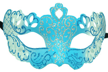 Sky Blue Venetian Style Mask