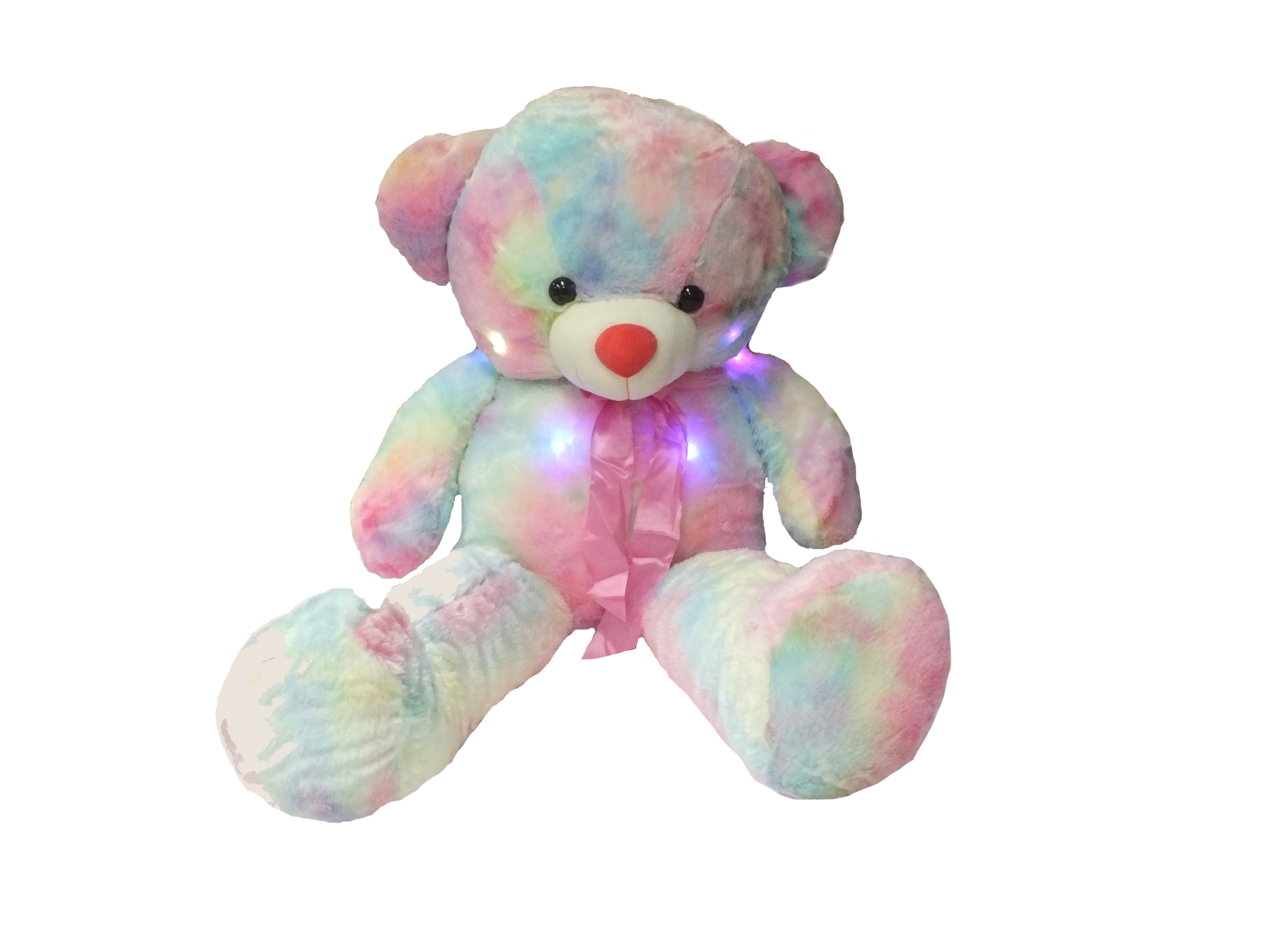40" Light Up Rainbow Bear