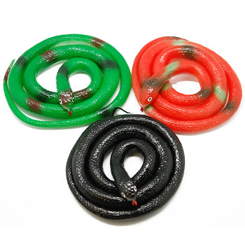 39" 3 Piece Rubber Snakes