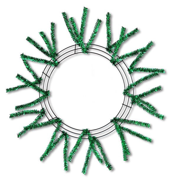 24" Green Pencil Wreath Form