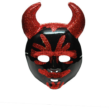 Glitter Devil Face Mask