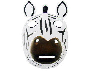 Zebra Full Face Mask