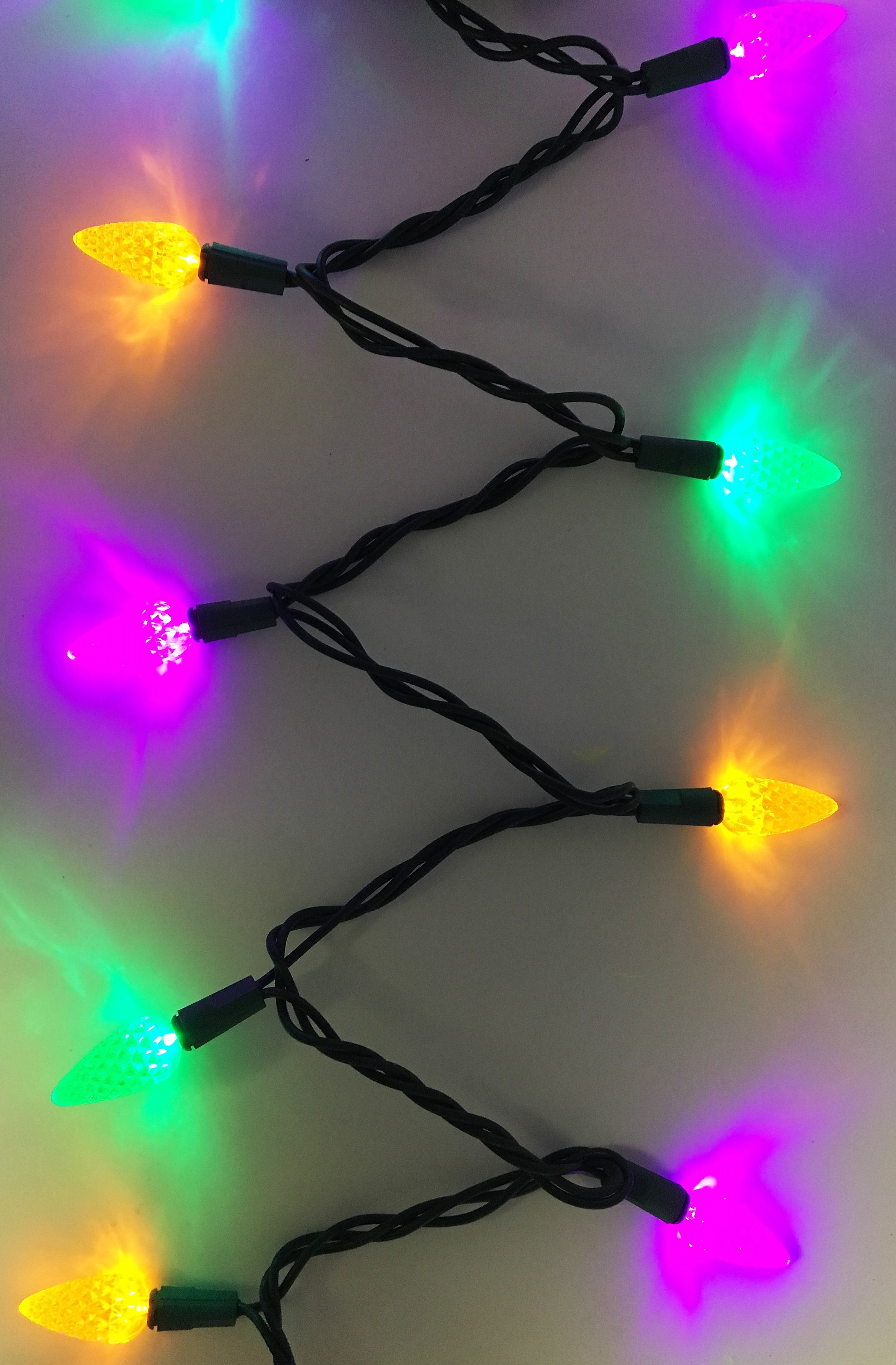 50Ct Mardi Gras Lights LED 